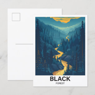 Schwarzwald Baden-Württemberg Deutschland Reisen Postkarte