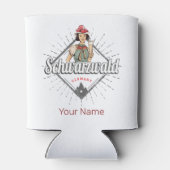 Schwarzwald Baden-Württemberg Deutschland Vintag Dosenkühler (Rückseite)