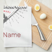 Schwarzwald Baden-Württemberg Deutschland Vintag Geschirrtuch (Viertel Falte)