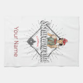 Schwarzwald Baden-Württemberg Deutschland Vintag Geschirrtuch (Horizontal)