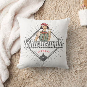 Schwarzwald Baden-Württemberg Deutschland Vintage Kissen