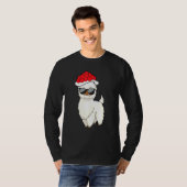 Schwarzwald Bollenhut Llama T-Shirt (Vorne ganz)