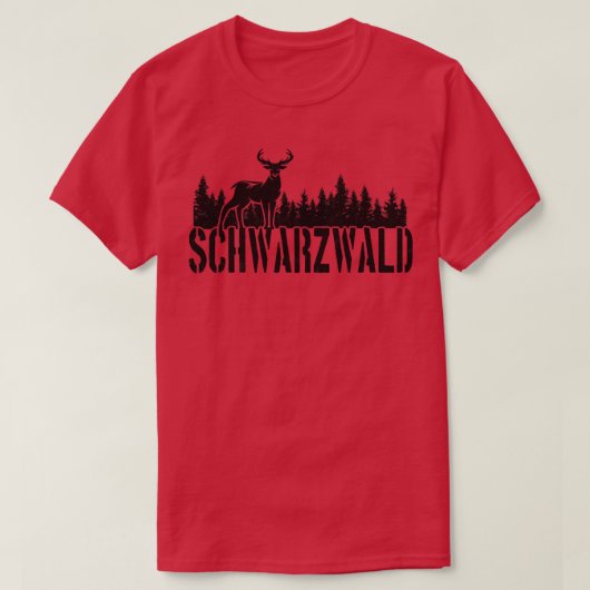 Schwarzwald-Deferwald T-Shirt (Design vorne)