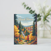 Schwarzwald Deutschland Postkarte (Stehend Vorderseite)