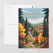 Schwarzwald Deutschland Postkarte (Vorne/Hinten)