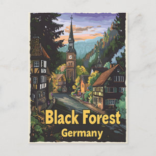 Schwarzwald Deutschland Postkarte