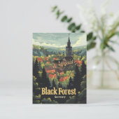 Schwarzwald Deutschland Postkarte (Stehend Vorderseite)