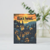Schwarzwald Deutschland Postkarte (Stehend Vorderseite)