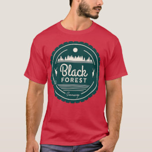 Schwarzwald Deutschland Vintager Waldhirsch T-Shirt