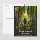Schwarzwald Deutschland Wandern Postkarte (Vorne/Hinten)