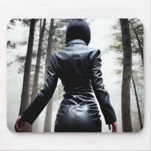 Schwarzwald - Ein einsames Mädchen im unheimlichen Mousepad