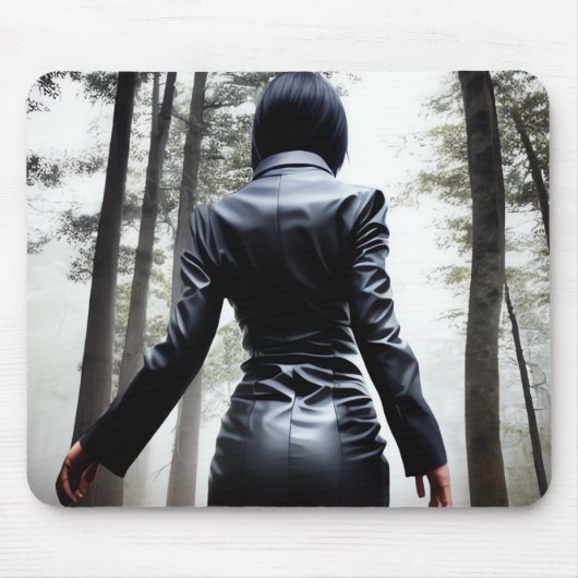 Schwarzwald - Ein einsames Mädchen im unheimlichen Mousepad (Vorne)