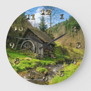 Schwarzwald-Gristmühle Deutschland Große Wanduhr