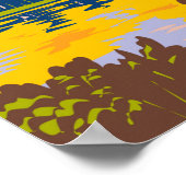 Schwarzwald-Nationalpark Deutschland Vintag Poster (Ecke)