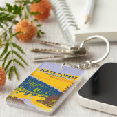 Schwarzwald-Nationalpark Deutschland Vintag Schlüsselanhänger (Vorderseite rechts)