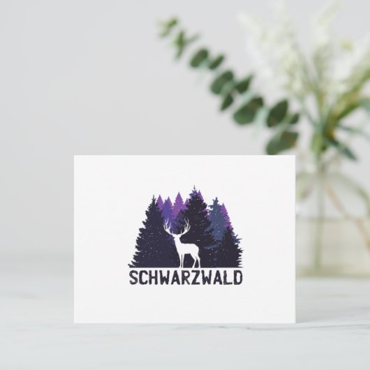 Schwarzwald Postkarte (Stehend Vorderseite)