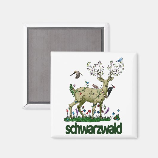 schwarzwald - Schwarzwald Magnet (Vorderseite/Rückseite)
