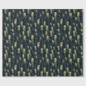 Schwarzwald und Geisterhaus Geschenkpapier (Flach)