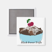 Schwarzwälder Trifle Magnet (Vorderseite/Rückseite)