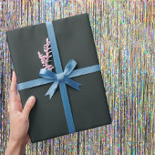 Schwarzwaldgrün, Solid Color Geschenkpapier