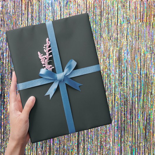 Schwarzwaldgrün, Solid Color Geschenkpapier