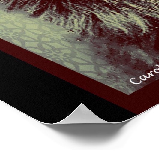 Schwarzwaldkatze Poster (Ecke)