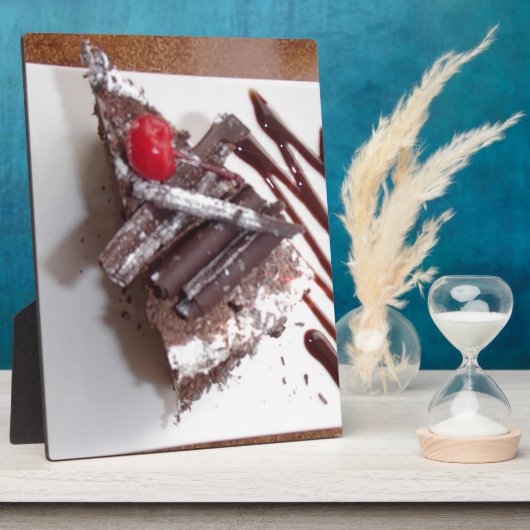 Schwarzwaldkuchen Fotoplatte (Seite)