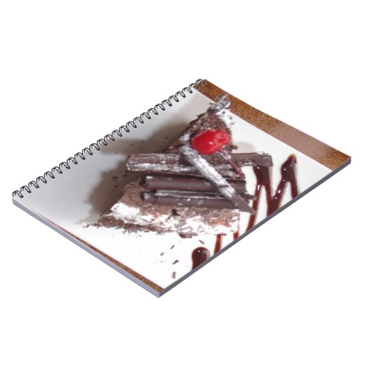 Schwarzwaldkuchen Notizblock (Linke Seite)
