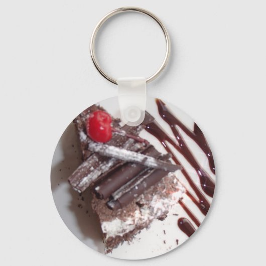 Schwarzwaldkuchen Schlüsselanhänger (Vorderseite)