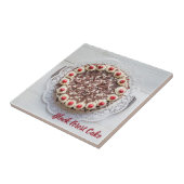 Schwarzwaldkuchen zum Tortenbacken Fliese (Seite)