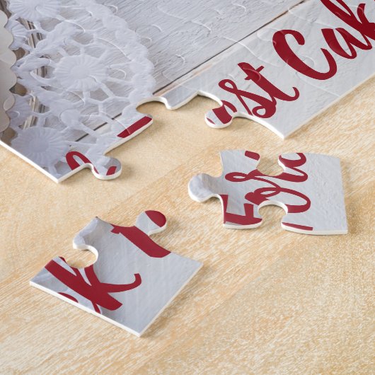 Schwarzwaldkuchen zum Tortenbacken Puzzle (Seite)