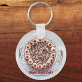 Schwarzwaldkuchen zum Tortenbacken Schlüsselanhänger (Vorderseite)