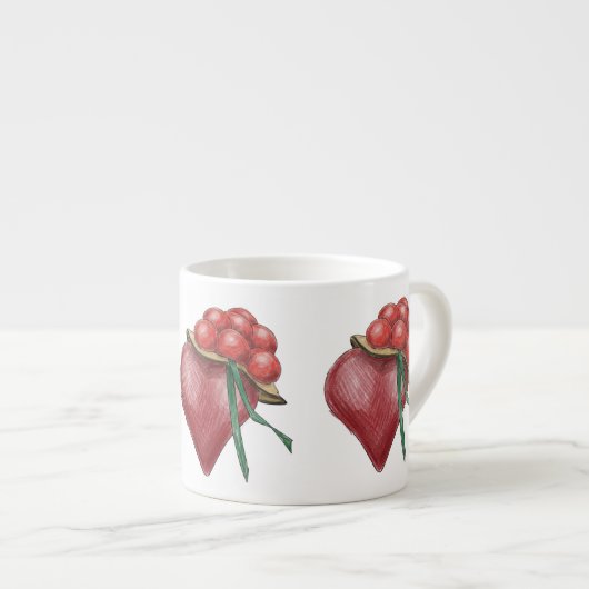 Schwarzwaldliebe Espressotasse (Vorderseite Rechts)