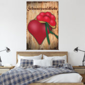 Schwarzwaldliebe Leinwanddruck (Insitu (Schlafzimmer))