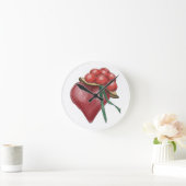 Schwarzwaldliebe Runde Wanduhr (Zuhause)