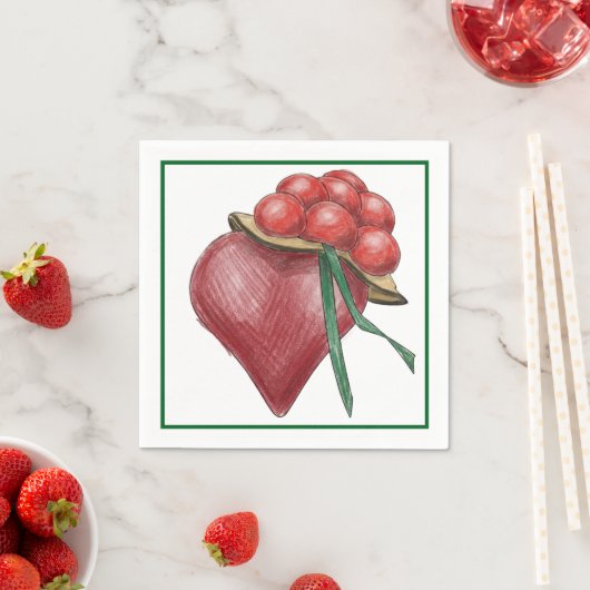 Schwarzwaldliebe Serviette (Beispiel)