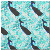Schwarzwaldmuster blau stoff (Muster)