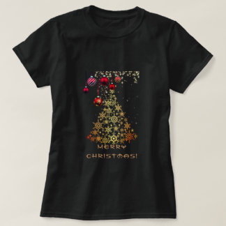 Schwarzweihnachtlicher T - Shirt