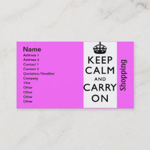 Schwarzweiß201 - Einkauf Visitenkarte