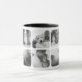 Schwarzweiß 10 Tasse für Fotomodellengitter (Zentrum)