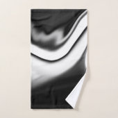 Schwarzweiß abstrakt badhandtuch set (Handtuch)