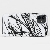 Schwarzweiß abstrakt Case-Mate iPhone hülle (Rückseite (Horizontal))