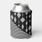 Schwarzweiß, abstrakt, geometrisch, einfach, Scan Dosenkühler (Kanne Vorderseite)