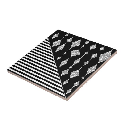 Schwarzweiß, abstrakt, geometrisch, einfach, Scan Fliese (Seite)