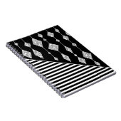 Schwarzweiß, abstrakt, geometrisch, einfach, Scan Notizblock (Rechte Seite)