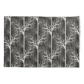 Schwarzweiß abstrakt kissenbezug (Rückseite)