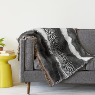 Schwarzweiß Abstrakt Moderne Illusion Kunst Decke