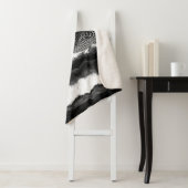 Schwarzweiß Abstrakt Moderne Illusion Kunst Sherpadecke (Beispiel)