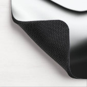 Schwarzweiß abstrakt mousepad (Ecke)