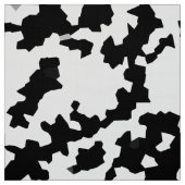 Schwarzweiß-Abstraktes Camouflage-Muster Stoff (Muster)